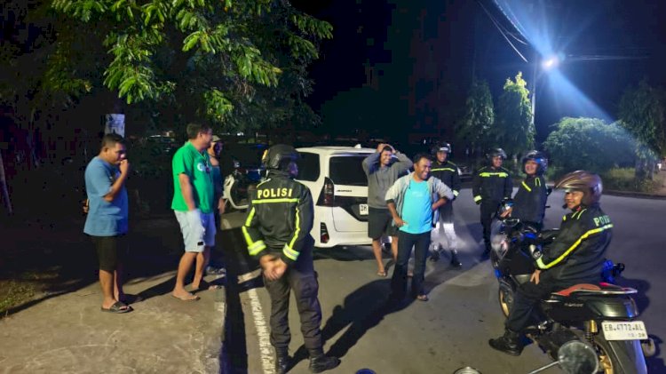 Jaga Kamtibmas Tetap Kondusif di Malam Hari, Sat Samapta Polres Ende Gelar Patroli Perintis Presisi
