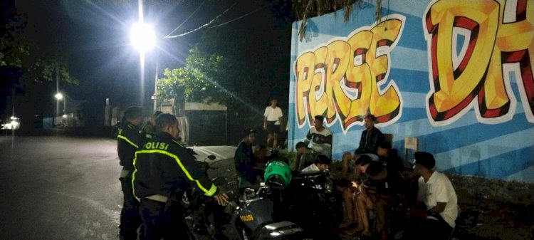 Jaga Kondusifitas Akhir Pekan, Sat Samapta Polres Ende Gelar Patroli Perintis Presisi hingga Dini Hari