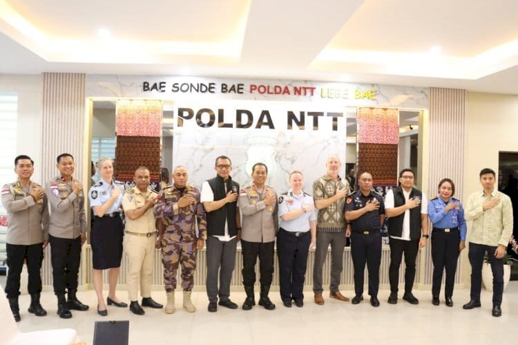 Kapolda NTT Terima Delegasi Trilateral Meeting Polri, AFP dan PNTL, Perkuat Sinergi Pengamanan Perbatasan