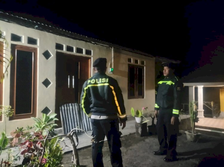Polres Ende Polda NTT Terjunkan Tim Patroli Malam, Jaga Rumah Warga yang Ditinggal Mengungsi Akibat Gempa Bumi