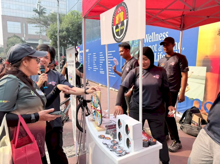 Game Spin Wheel Berhadiah Ramaikan Sosialisasi Hak untuk Tahu di CFD Jakarta