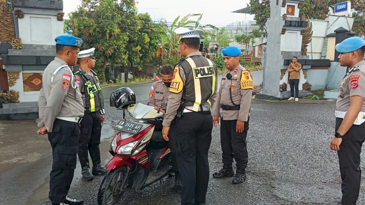 Sipropam dan Satlantas Polres Ende Polda NTT Gelar Operasi Gaktiblin Dukung Operasi Patuh Turangga 2026