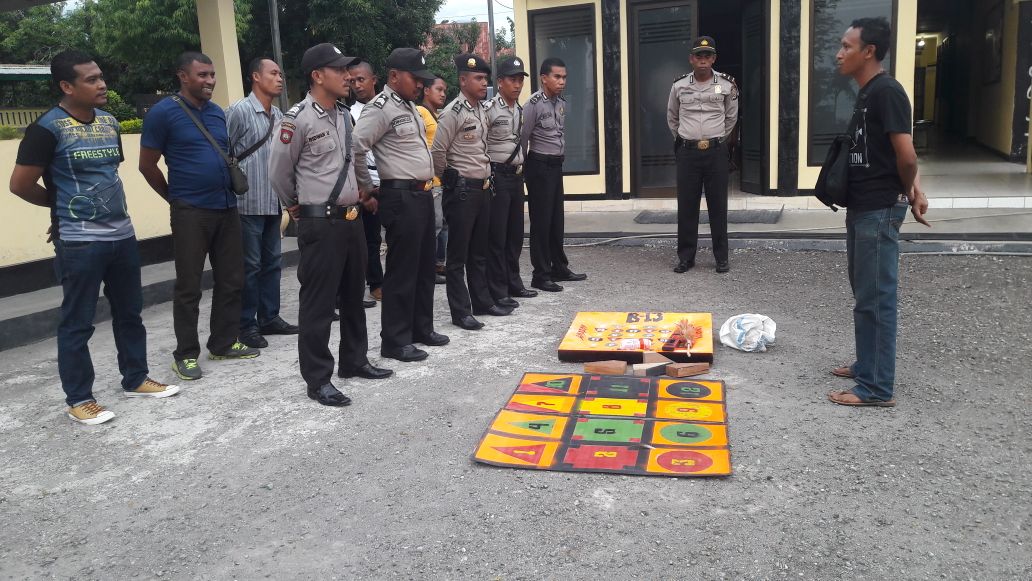 Tim Gabungan Polres Ende Berhasil Menggrebek Aksi Perjudian Bola Guling