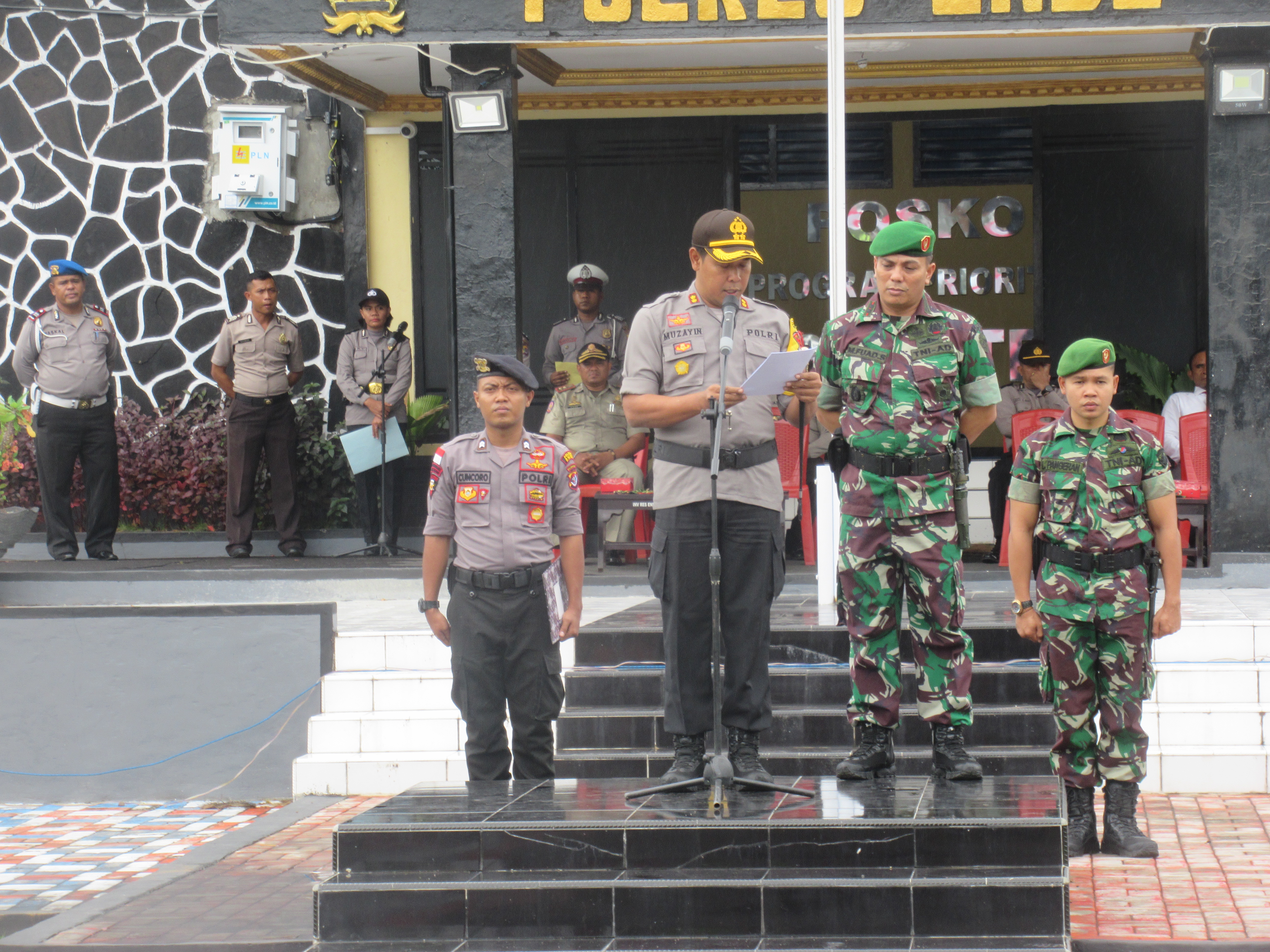 Polres Ende Gelar Apel Konsolidasi Ops Ketupat Turangga 2019 dan Kesiapan Sidang PHPU MK Pilpres 2019