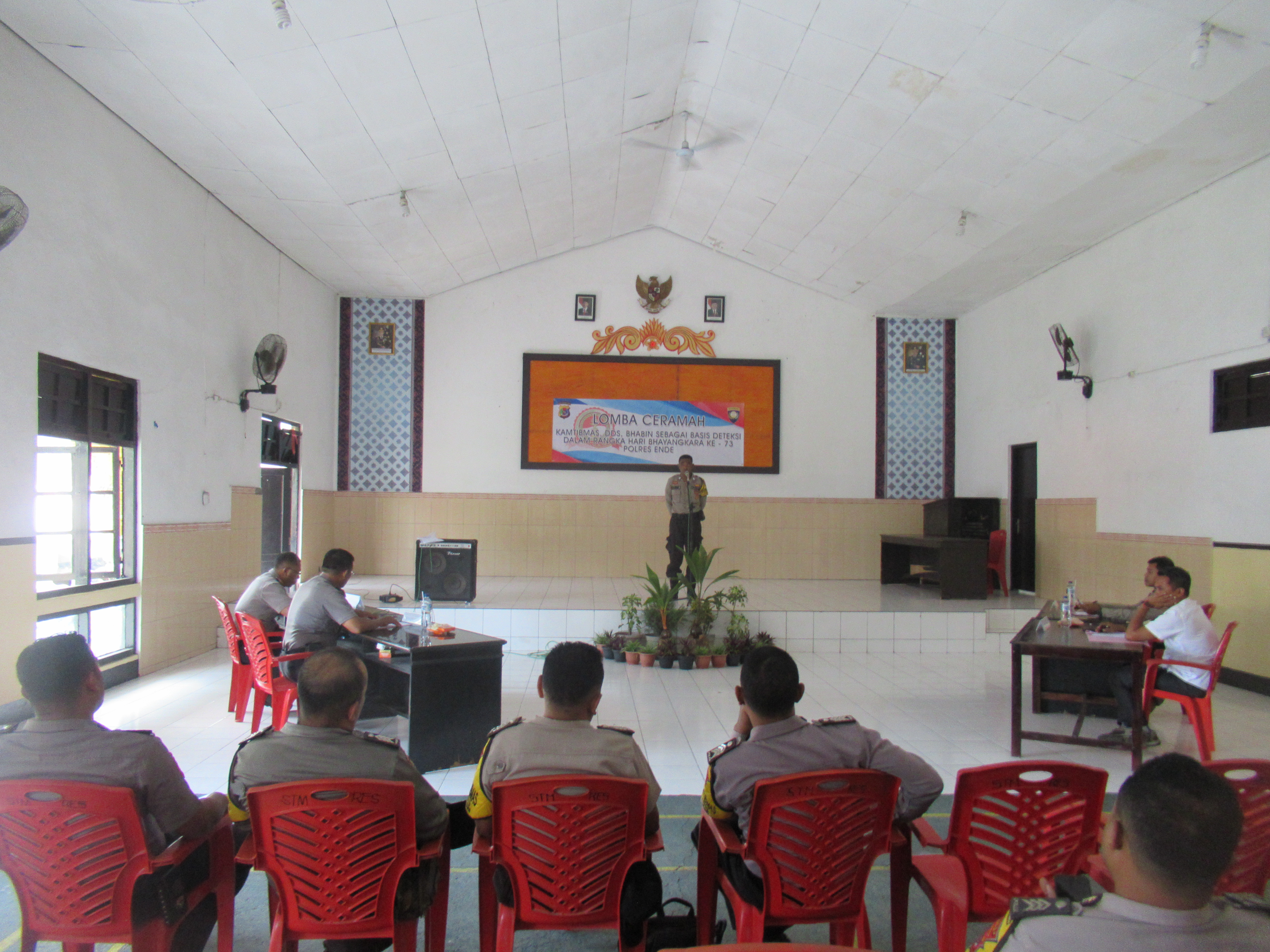 Sat Binmas Polres Ende adakan Lomba Ceramah Tingkat Bhabinkamtibmas di Jajaran Polres Ende