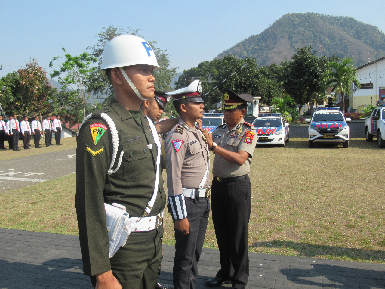 Waka Polres Ende Pimpin Apel Gelar Pasukan Operasi Zebra Tahun 2019