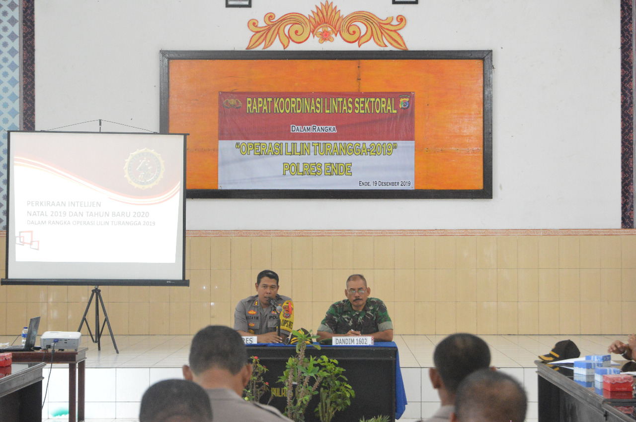 Rapat Koordinasi Lintas Sektoral Operasi Lilin Turangga 2019