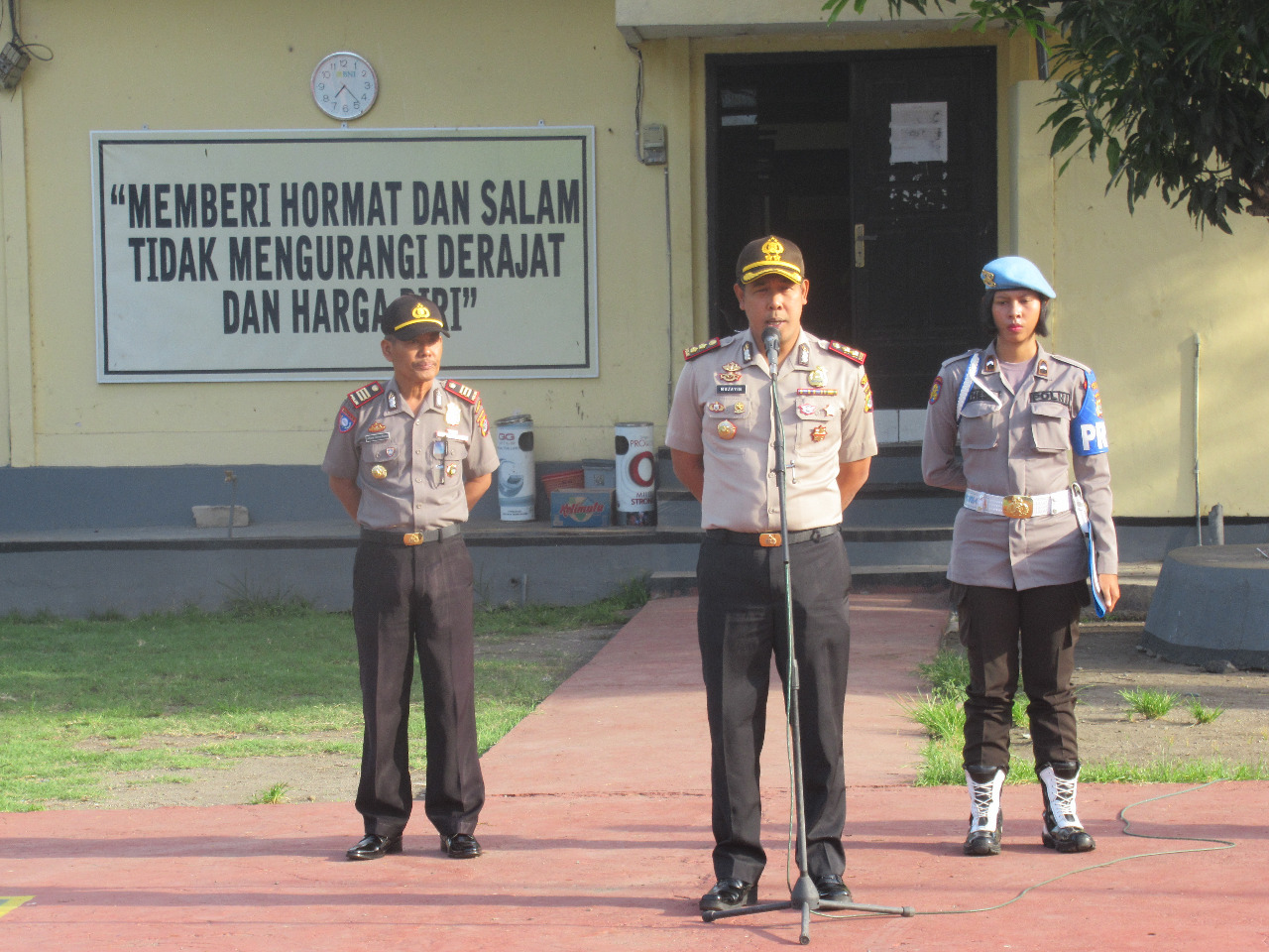 Ini Kata Kapolres Ende, Saat Pimpin Apel Pagi Perdana di Tahun 2020