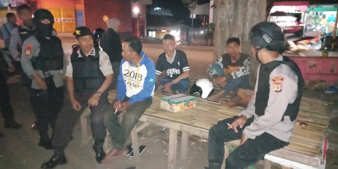 Demi Terciptanya Situasi Kamtibmas, Satsabhara Polres Ende Rutin Patroli Malam