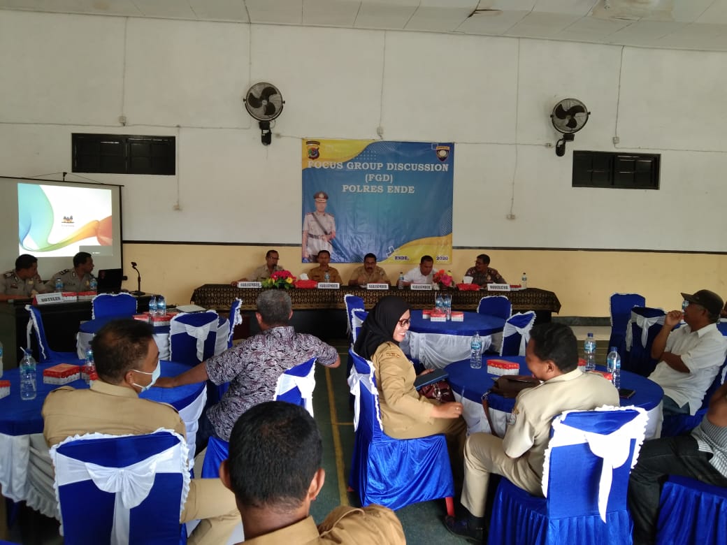 Satuan Binmas Polres Ende Laksanakan FGD Tentang Ilegal Fishing Dan Dampaknya